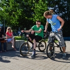 Sitting on BMX / Foto: K. Schmidt / SALZIG Sporthocker