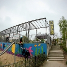 Da oben  / BMX- und Skatepark / Flensburg / Foto: Hockerrocker