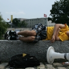 Power Napping / HockHart 2010 / Foto: Susanne Wilke