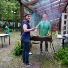 Grillen im Chip / HockHart Camp 2014 / Foto: Wilke / SALZIG Sporthocker